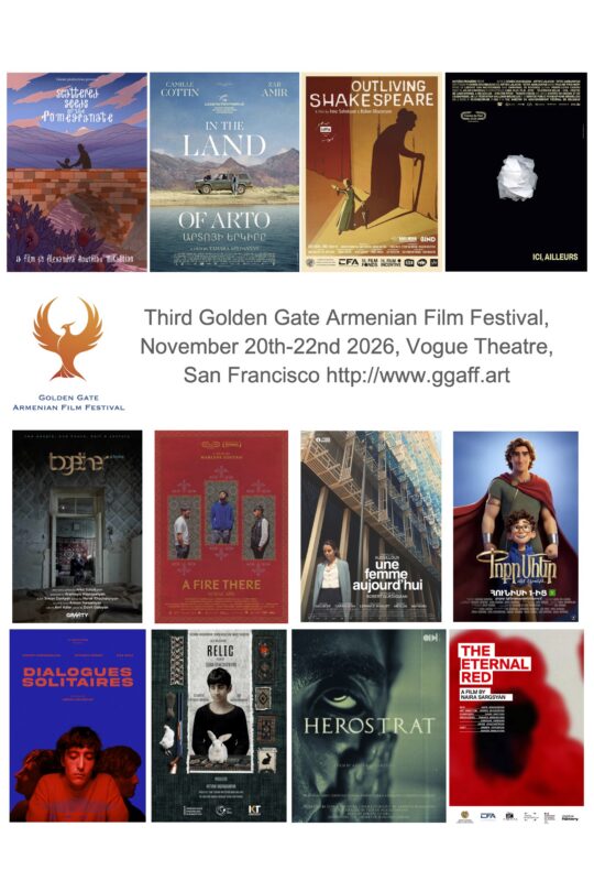 Third Annual Golden Gate Armenian Film Festival Coming to San Francisco This November