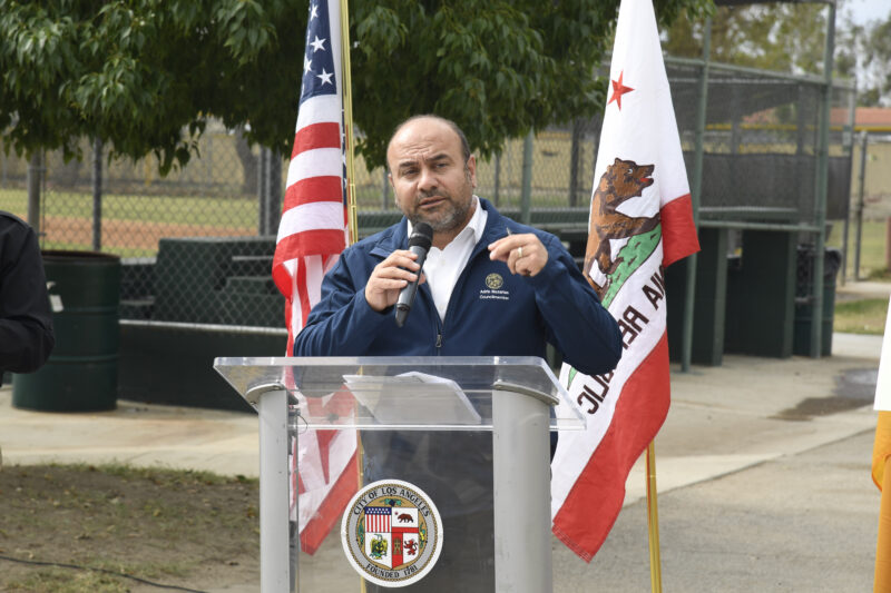 Councilmember Nazarian and City Partners Break Ground on New Project Turning Rainwater into Local Water Supply