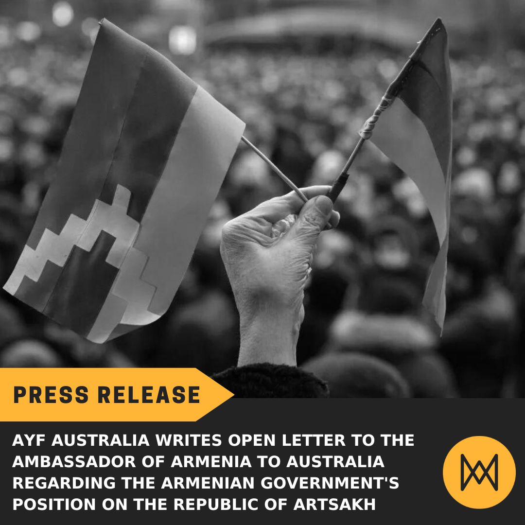AYF Australia's Open Letter to the Ambassador of Armenia to Australia regarding the Armenian ...