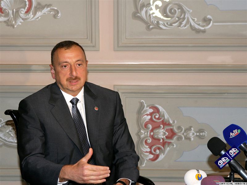 Aliyev Again Refers to Most of Armenia as Western Azerbaijan