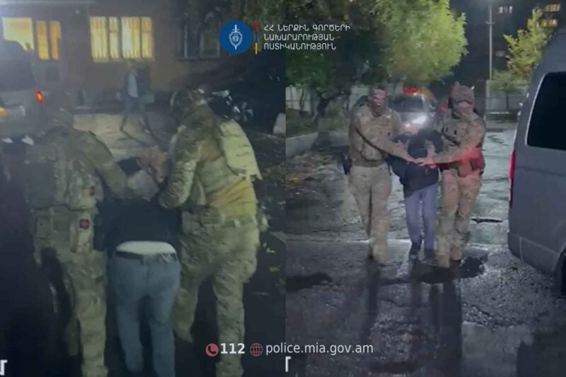 Քանաքեռավանում զենք-զինամթերք ապօրինի պահելու կասկածանքով երեք տղամարդ է ձերբակալվել