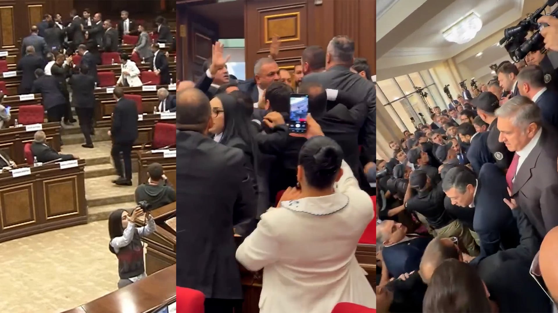 #NOW. THE SITUATION IN THE NA IS TENSIVE. DEPUTIES' OBJECTIONS. #LIVE
