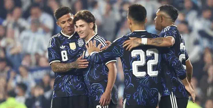Argentina national team "destroyed" Burkina Faso national team in friendly match