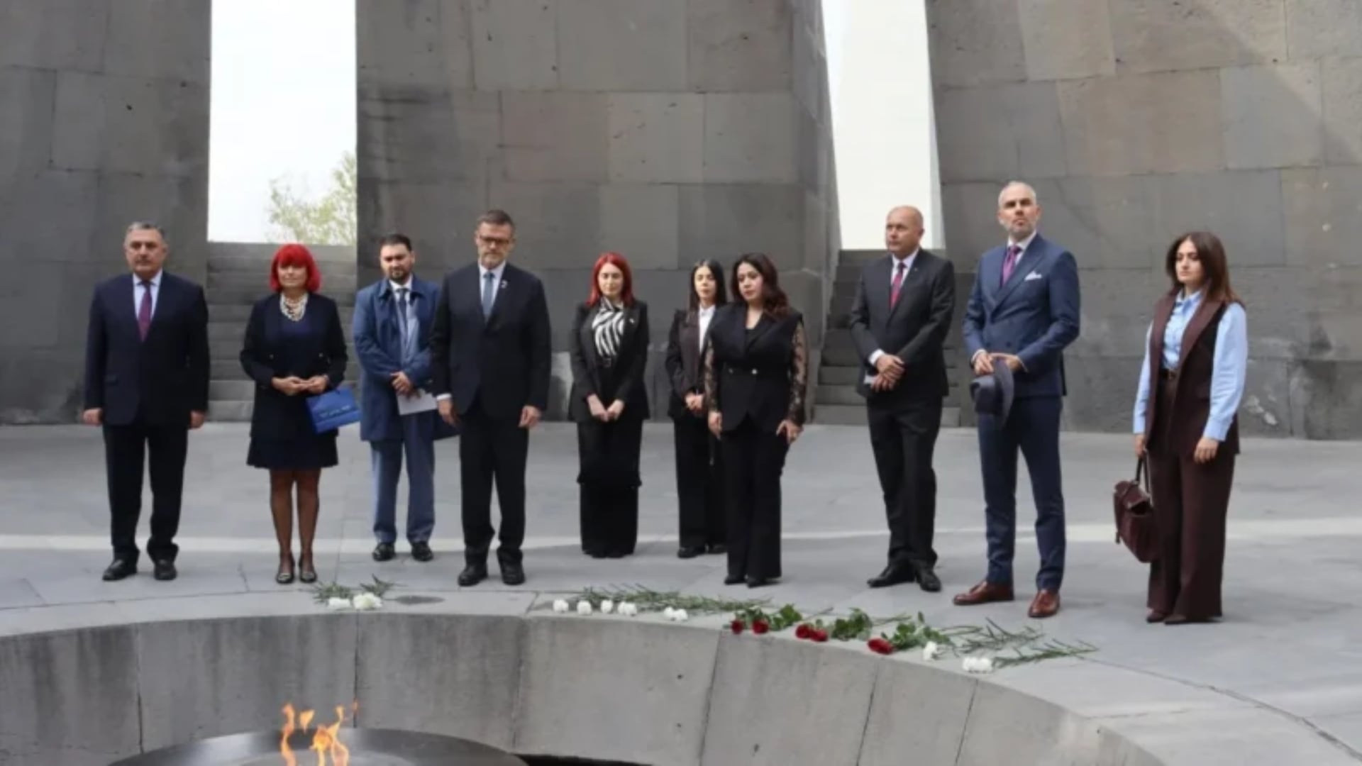 Czech Parliament delegation visits Armenian Genocide Memorial Complex