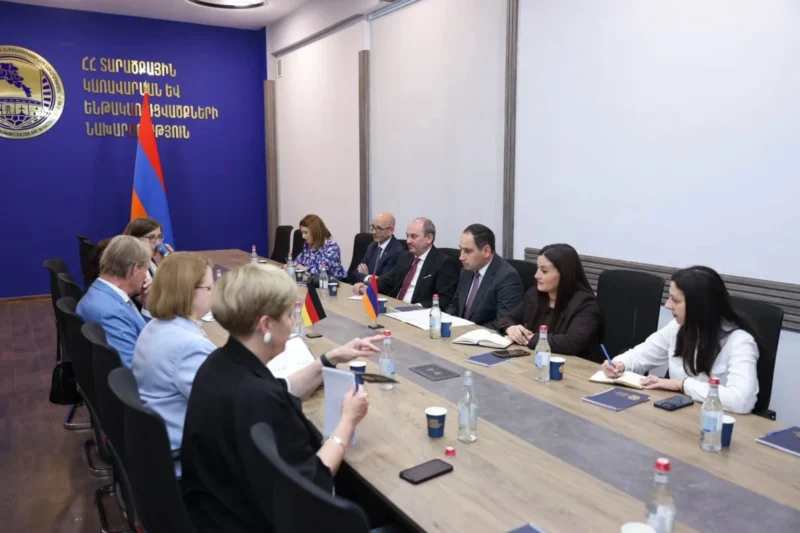 Խուդաթյանը Լայպցիգի քաղաքապետի հետ քննարկել է ենթակառուցվածքներին վերաբերող հարցեր