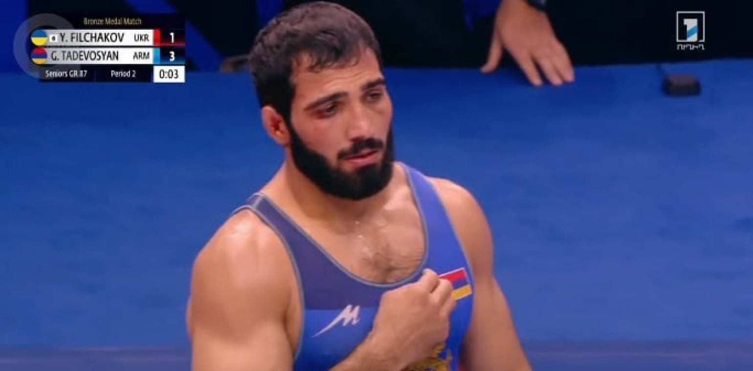 Գևորգ Թադևոսյանն ըմբշամարտի աշխարհի առաջնությանը բրոնզե մեդալ է նվաճել