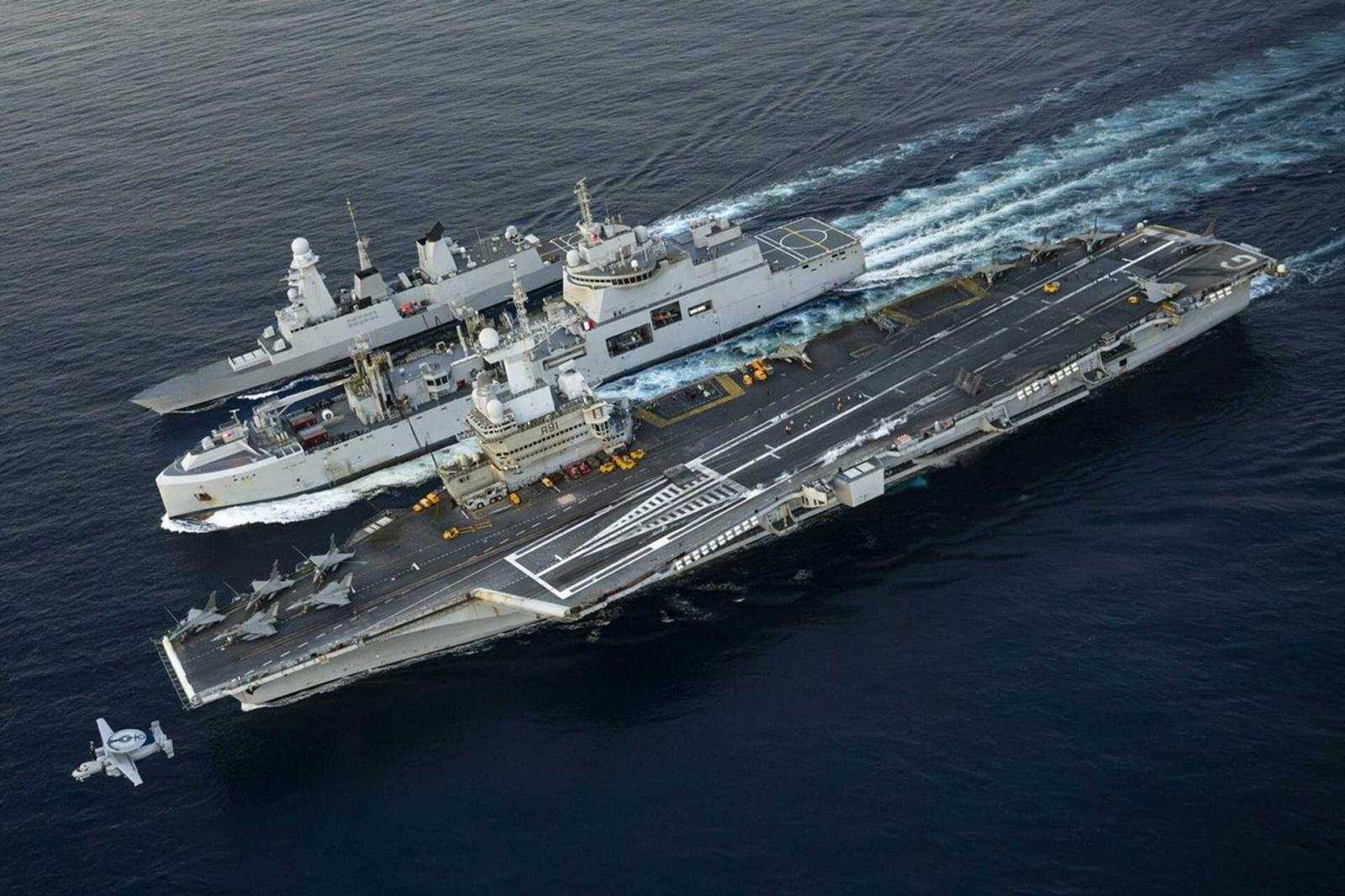 Fire breaks out on French aircraft carrier Charles de Gaulle