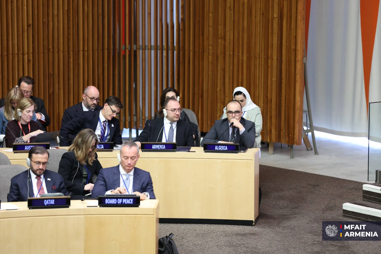 David Karapetyan participated in the high-level ministerial meeting of the Global Alliance for the Implementation of the "Two-State" Principle