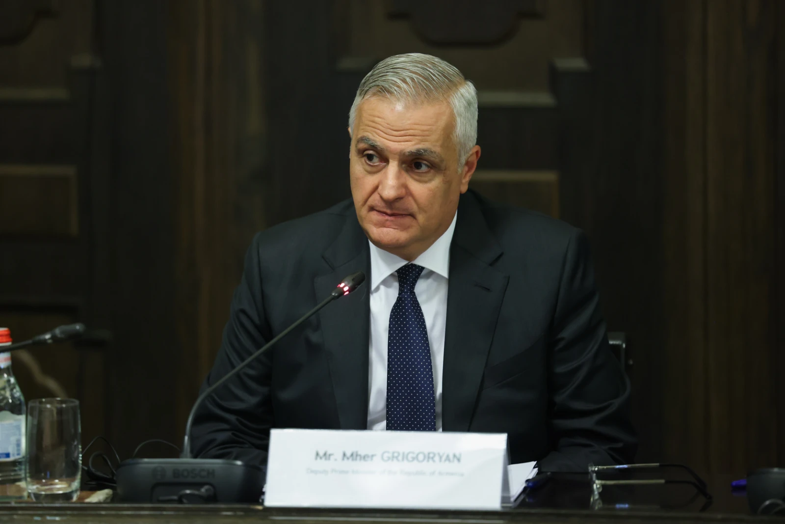 A discussion of the World Bank's program portfolio was held under the leadership of Mher Grigoryan