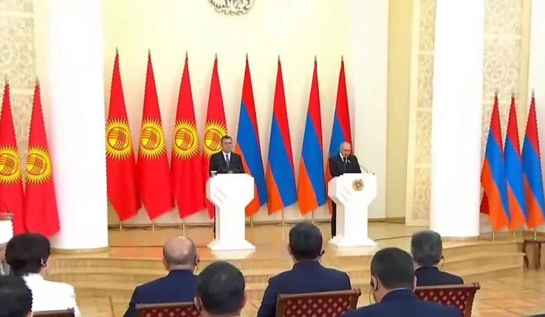 Երկկողմ հարաբերություններՀայաստանի և Ղրղզստանի հարաբերությունները հիմնված են բարեկամության և փոխադարձ հարգանքի վրա․ Փաշինյանհոկտեմբերի 17 | 12:33