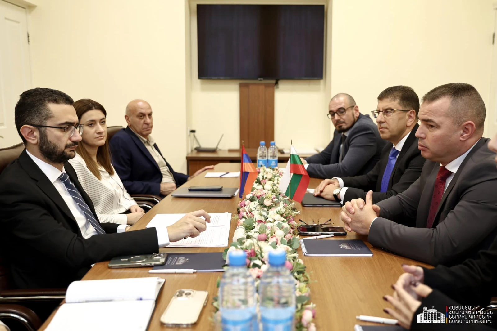 Արմեն Ղազարյանը բուլղարացի գործընկերների հետ քննարկել է թմրամիջոցների, զենք-զինամթերքի ապօրինի շրջանառության կանխարգելմանն առնչվող հարցեր