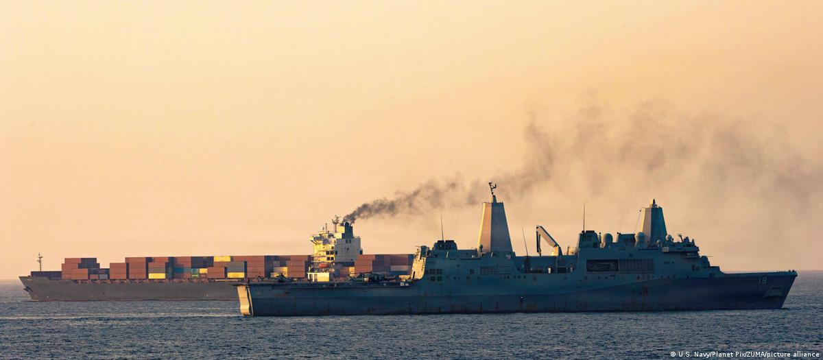 US opens fire on ship in Gulf of Oman