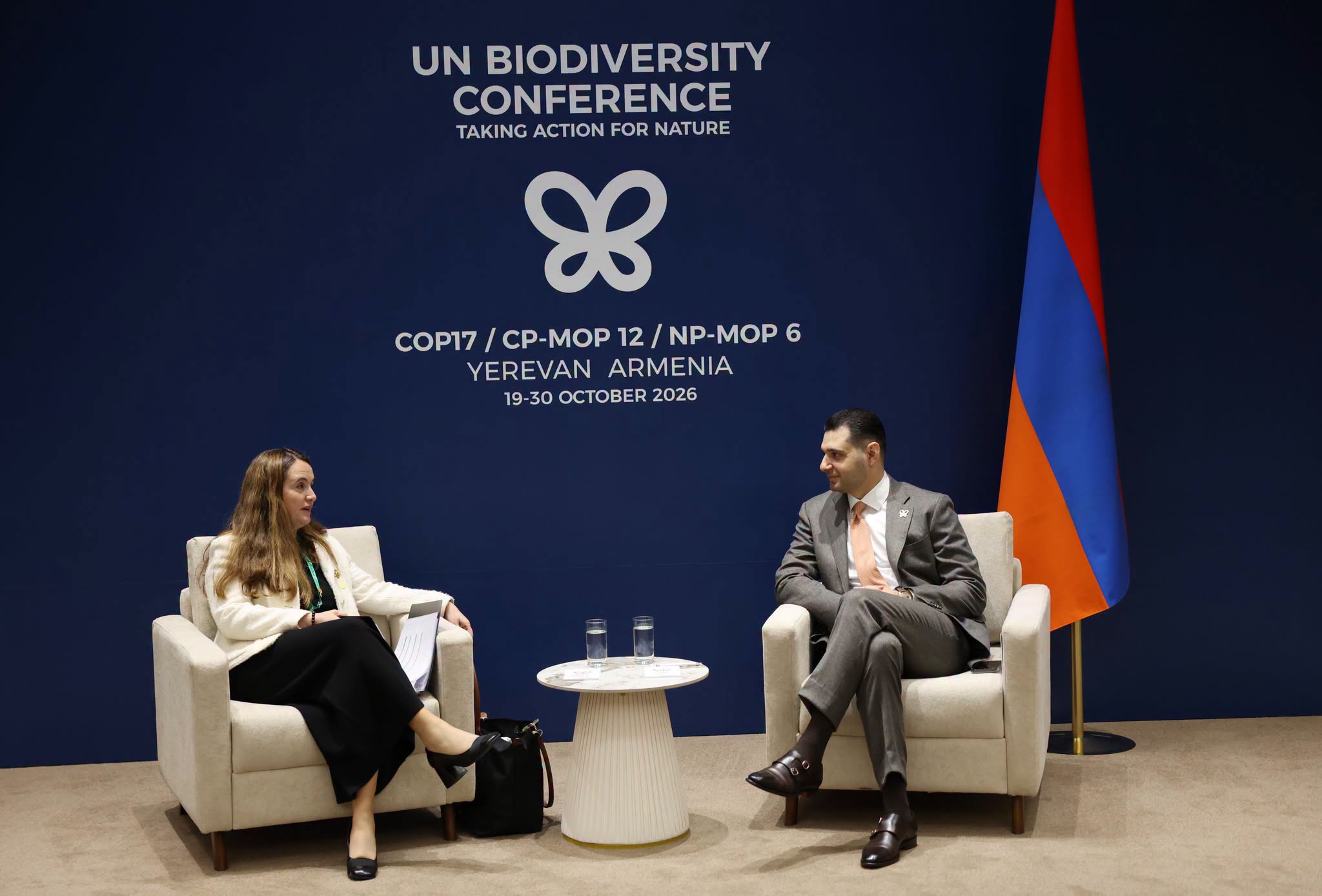Մաթևոսյանը IUCN-ի գլխավոր տնօրենի հետ քննարկել է Երևանում կառույցի գրասենյակ հիմնելու հարցը