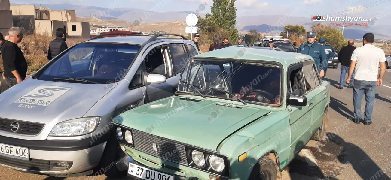 Սարամեջ գյուղի խաչմերուկում բախվել են «Opel Zafira»-ն, «Chevrolet»-ը և «ՎԱԶ 2106»-ը․ կա վիրավոր