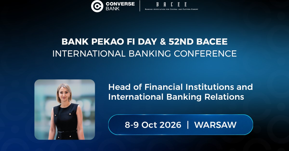 N. Kocharyan presented the vision of developing Converse Bank's international relations at BACEE - 24News