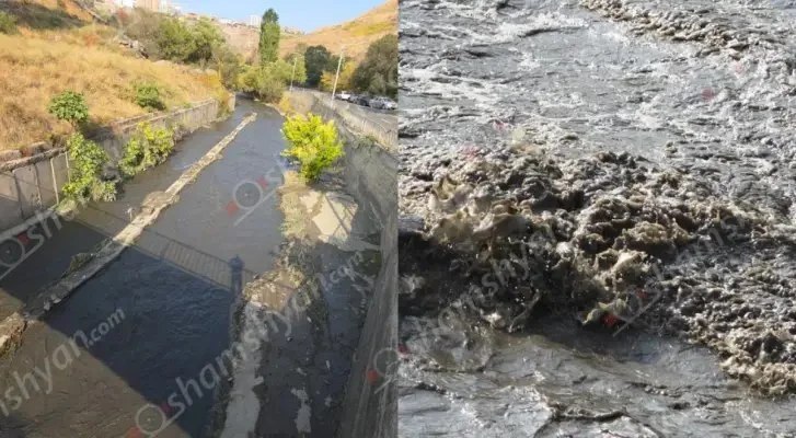Մաքուր ու զուլալ Հրազդան գետը վերածվել է ցեխաջրի․ Shamshyan