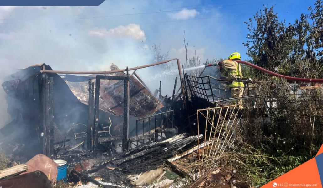Fire in Hrazdan city: managed to prevent the spread of the fire