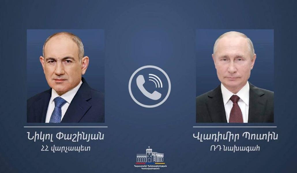 Pashinyan and Putin had a phone conversation