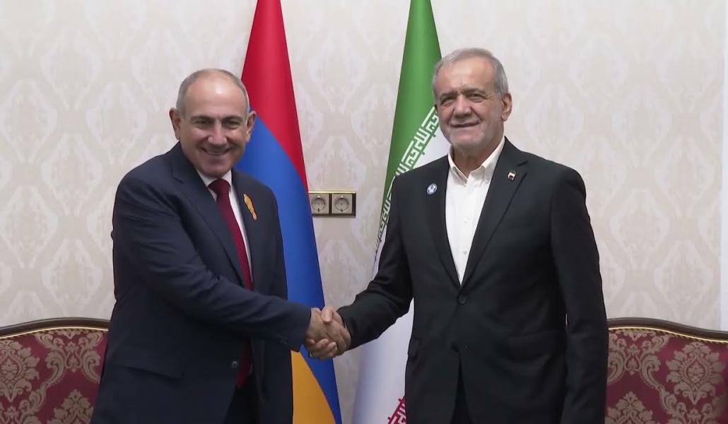 Nikol Pashinyan met with Iranian President Masoud Pezeshkian (video)