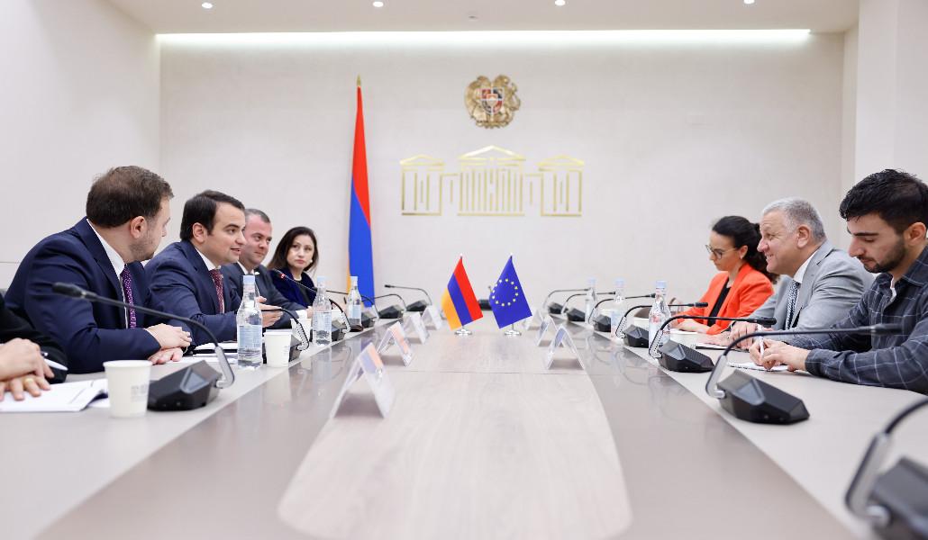 «Ուժեղ Հայաստան» խմբակցության ներկայացուցիչները հանդիպել են ԵՄ դեսպանի հետ