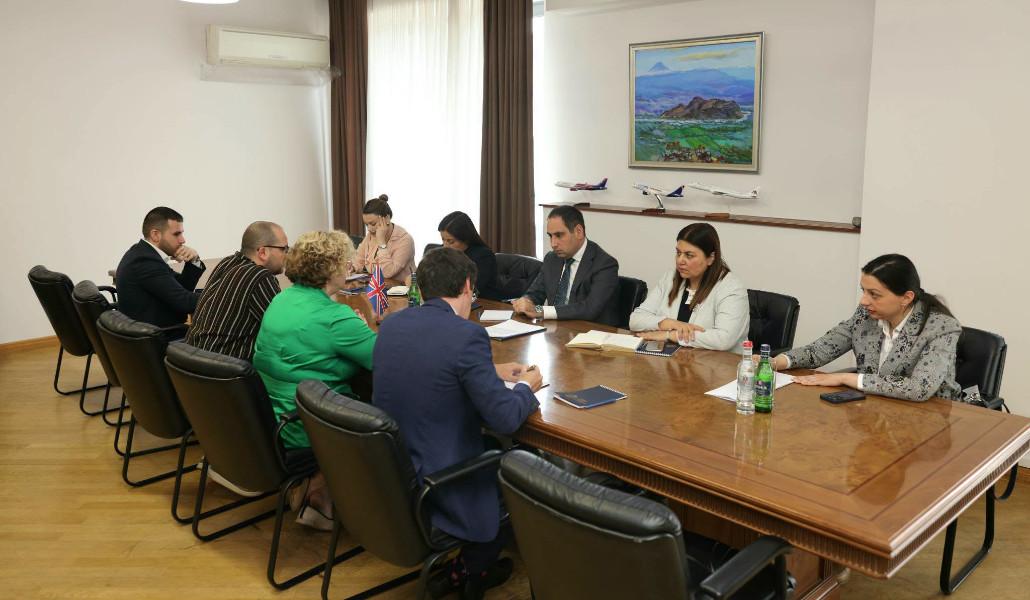 Հայաստանն ու Մեծ Բրիտանիան քննարկել են տրանսպորտային կապերի զարգացումը