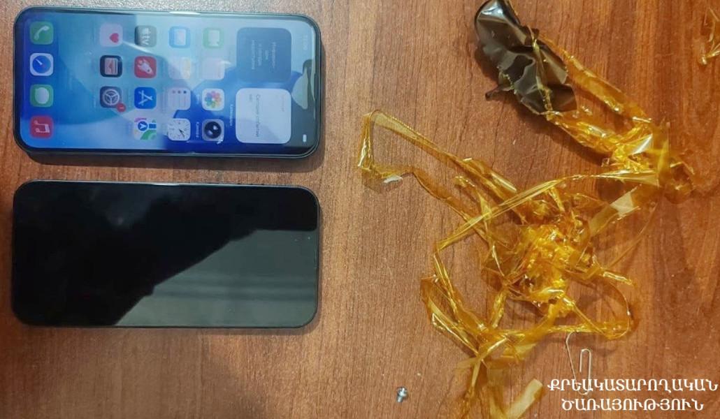 «Սևան» քրեակատարողական հիմնարկ բերված հեռուստացույցի միջից հայտնաբերվել են թաքցված բջջային հեռախոսներ