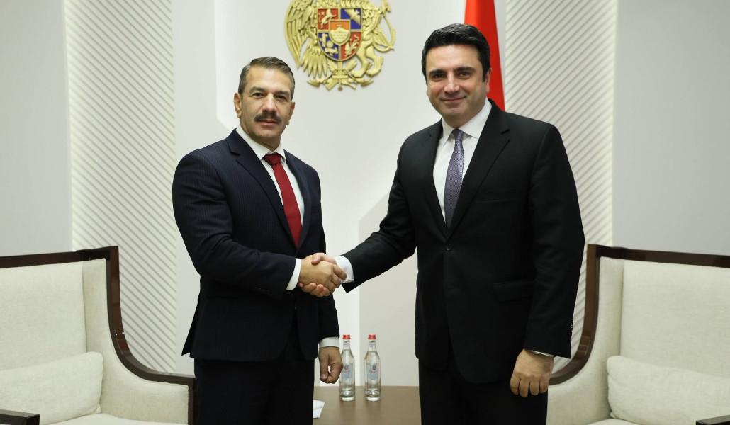 Ալեն Սիմոնյանն ընդունել է Հայաստանում Կիպրոսի դեսպանին