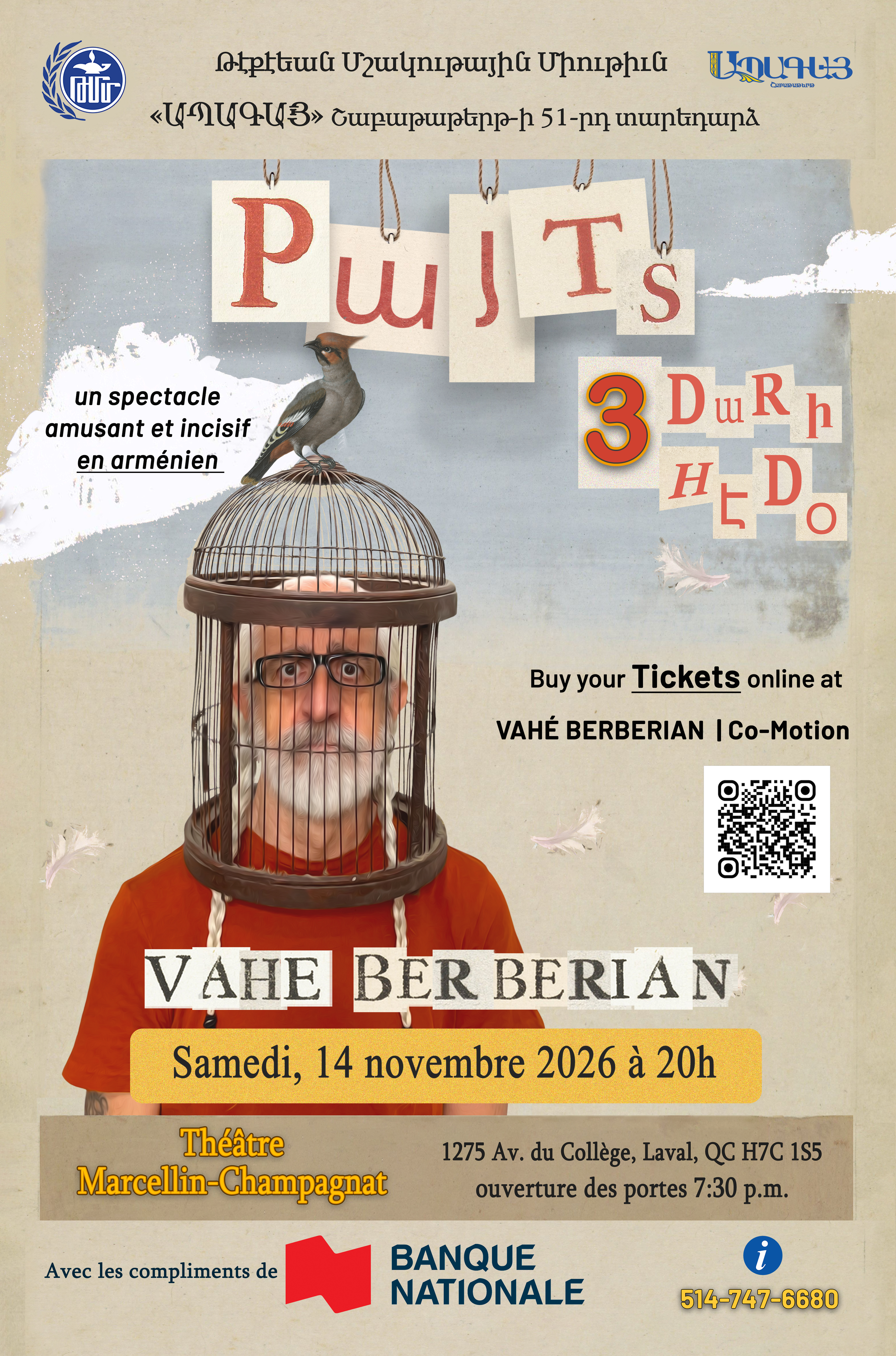 Vahe Berberian in Montreal