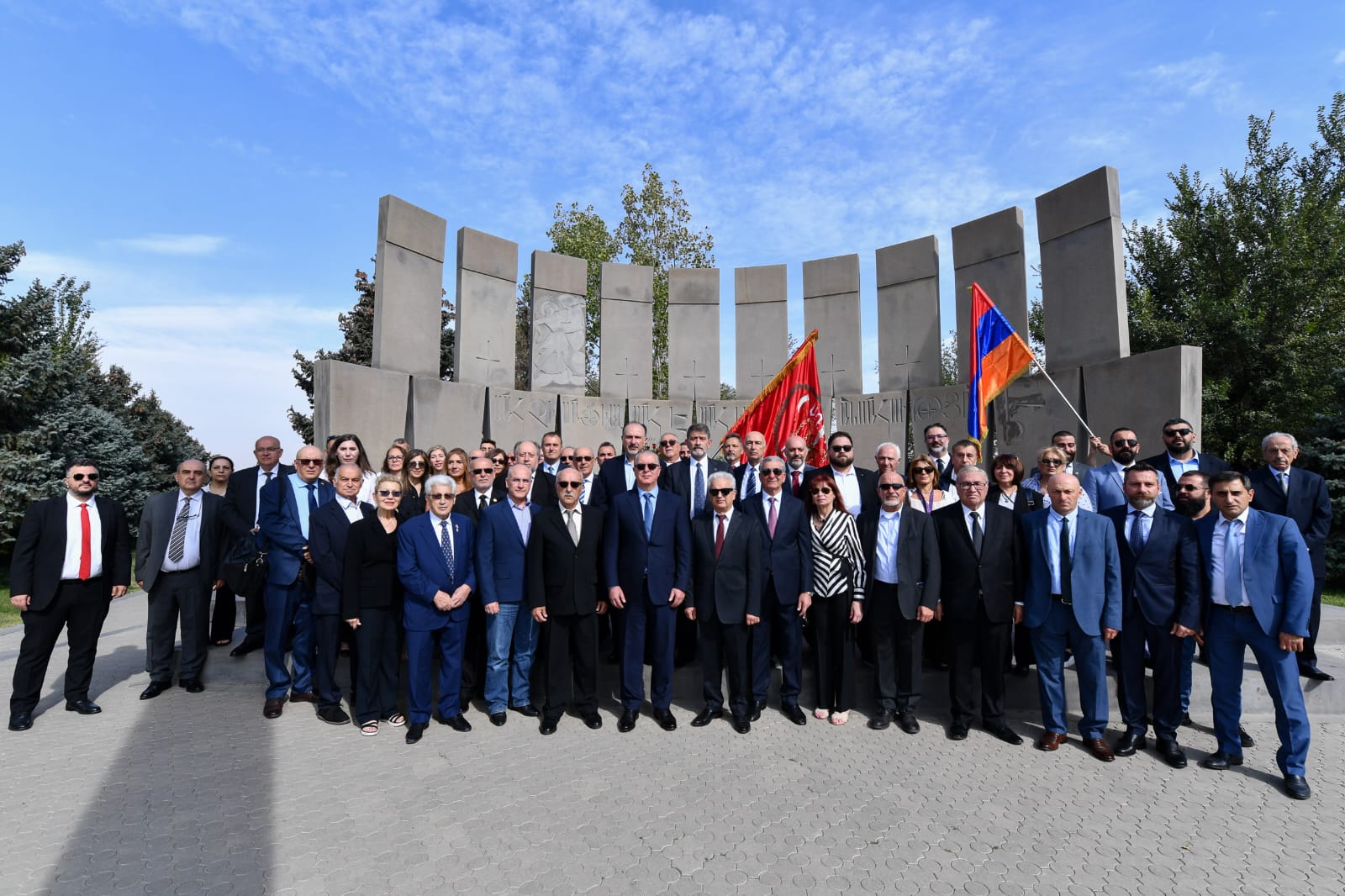 Delegates of the 23rd Congress of the Armenian Democratic Party of Armenia Visited Yerablur