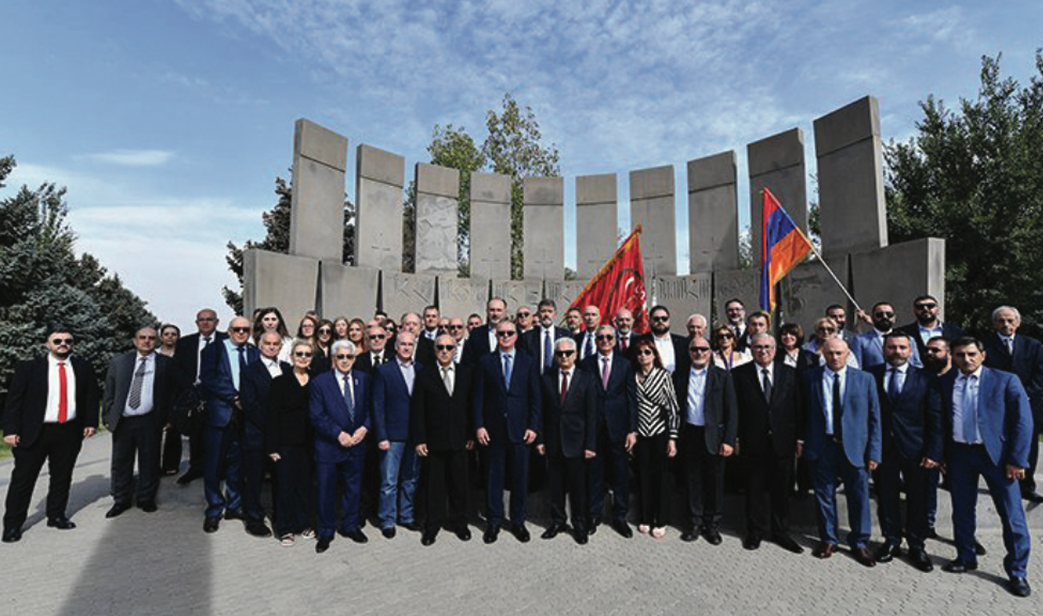 SDHP 23rd Convention Delegates Visit Yerablur Military Pantheon