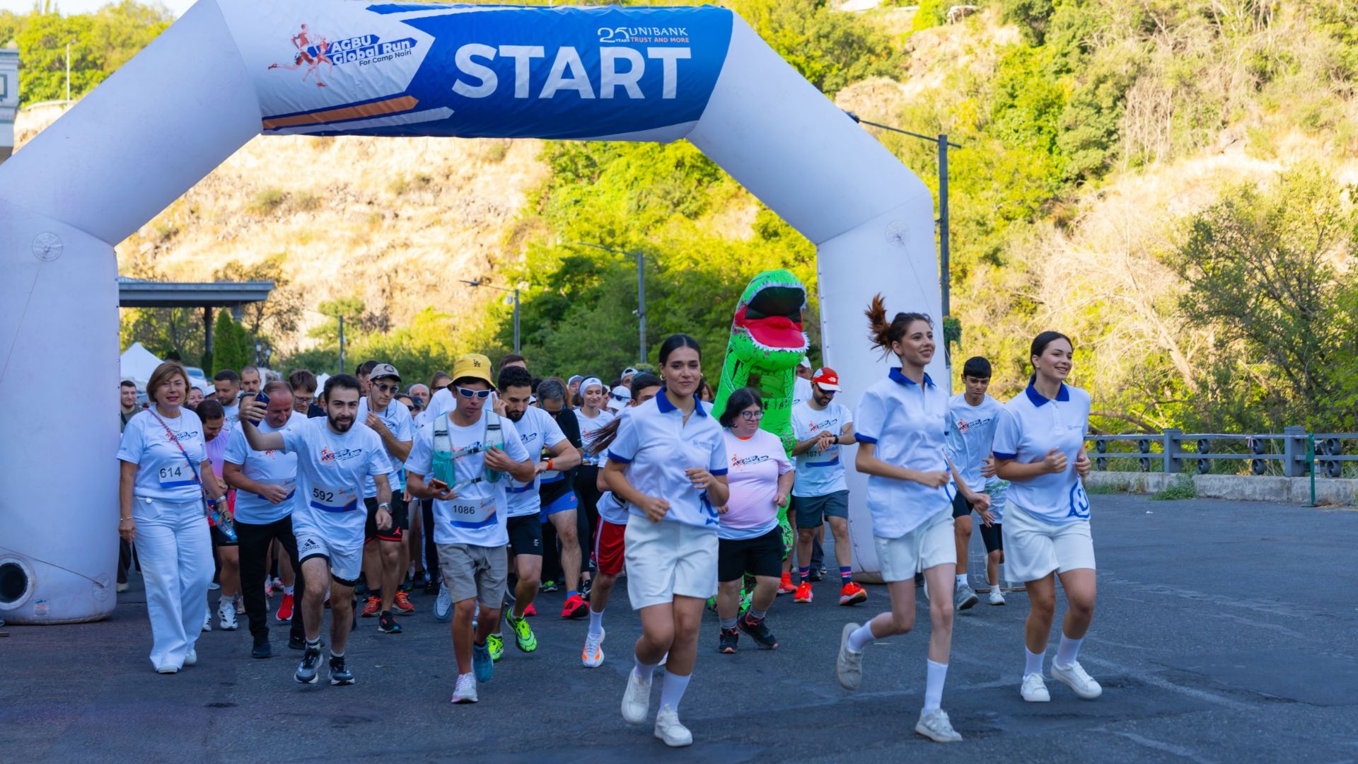 Unibank supported the AGBU Global Run in 22 cities around the world