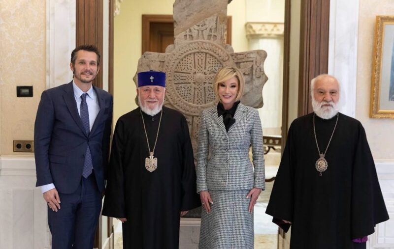 Catholicos receives senior advisor to the White House Office of Faith Affairs