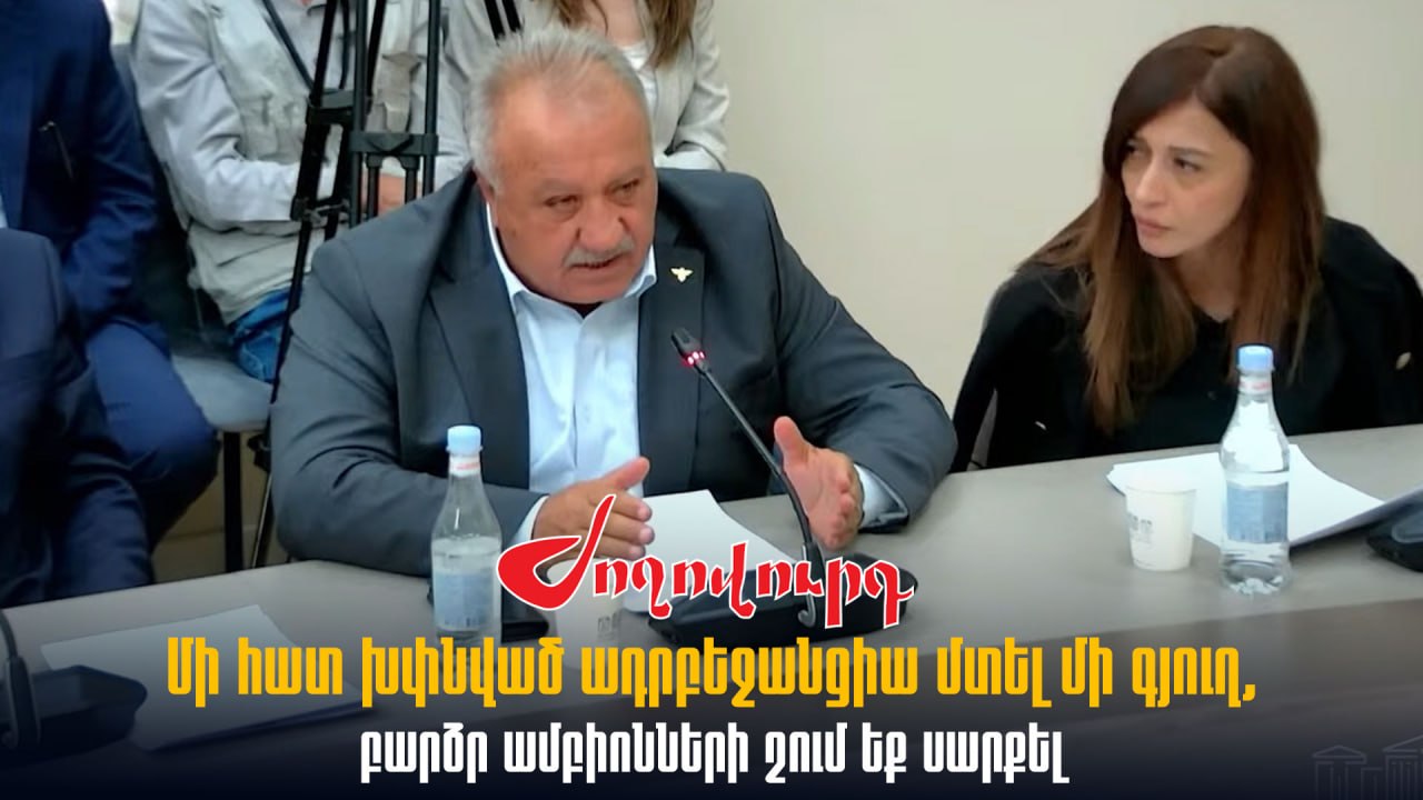 ՏԵՍԱՆՅՈՒԹ․ Մի հատ խփնված ադրբեջանցիա մտել մի գյուղ, բարձր ամբիոնների շում եք սարքել․ Սասուն Միքայելյան