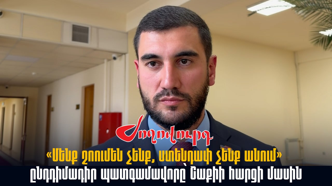 ՏԵՍԱՆՅՈՒԹ․ «Մենք շոումեն չենք, ստենդափ չենք անում». ընդդիմադիր պատգամավորը՝ Շաքիի հարցի մասին