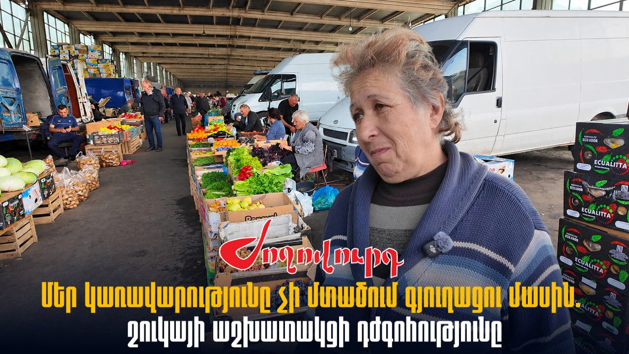 ՏԵՍԱՆՅՈՒԹ․ Մեր կառավարությունը չի մտածում գյուղացու մասին, ստիպում են, որ ժողովուրդը լքեն. շուկայի աշխատակից