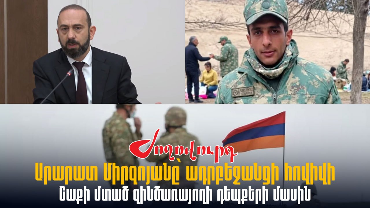 ՏԵՍԱՆՅՈՒԹ․ Արարատ Միրզոյանը՝ ադրբեջանցի հովիվի, Շաքի մտած զինծառայողի դեպքերի մասին