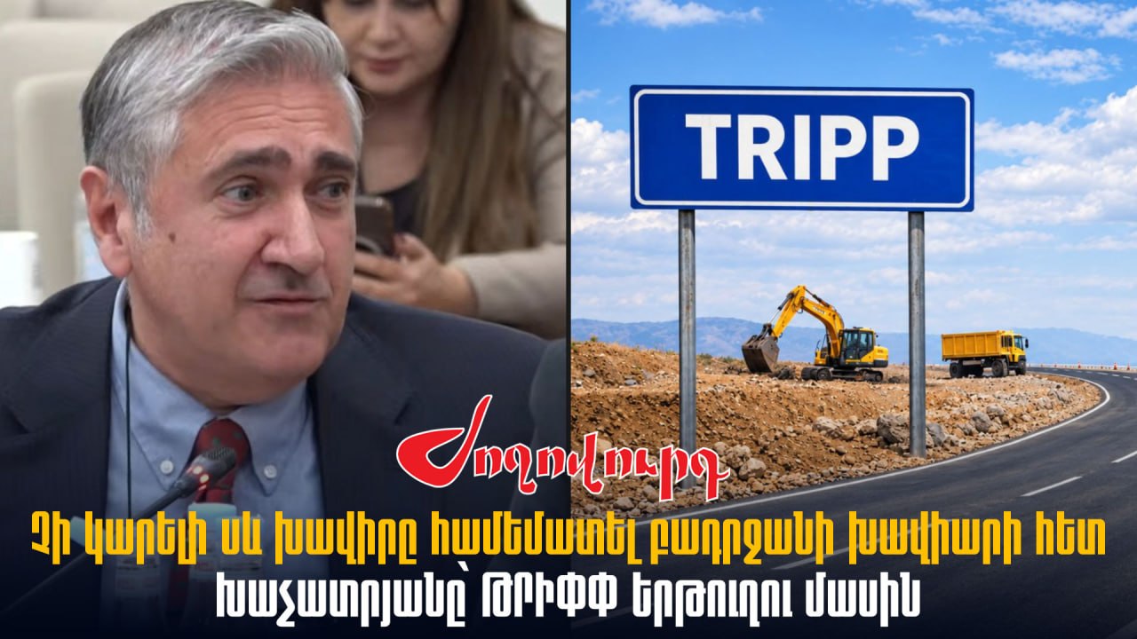 ՏԵՍԱՆՅՈՒԹ․ Չի կարելի սև խավիրը համեմատել բադրջանի խավիարի հետ․ Խաչատրյանը՝ ԹՐԻՓՓ երթուղու մասին