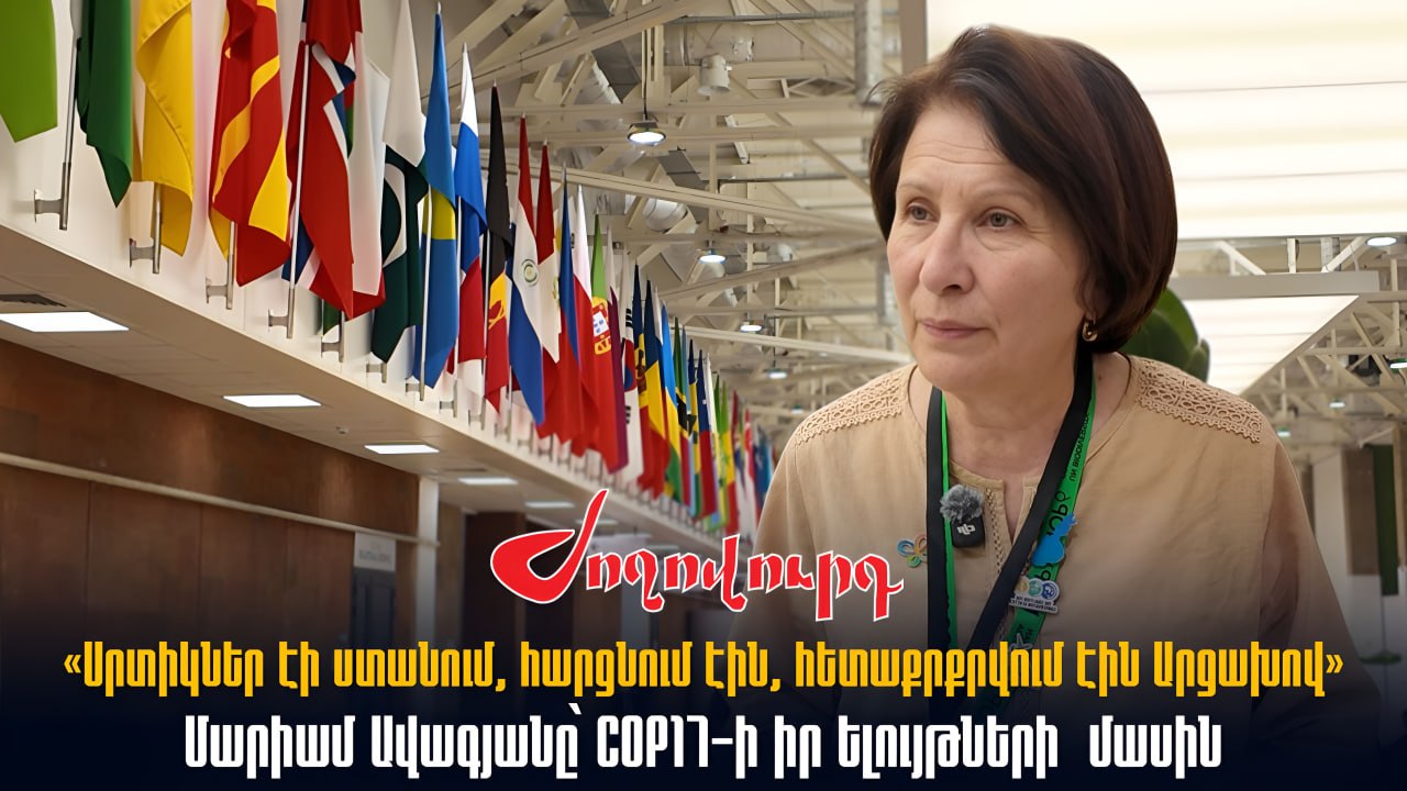 ՏԵՍԱՆՅՈՒԹ․ «Սրտիկներ էի ստանում, հետաքրքրվում էին Արցախով». Մարիամ Ավագյանը՝ COP17-ի իր ելույթների մասին