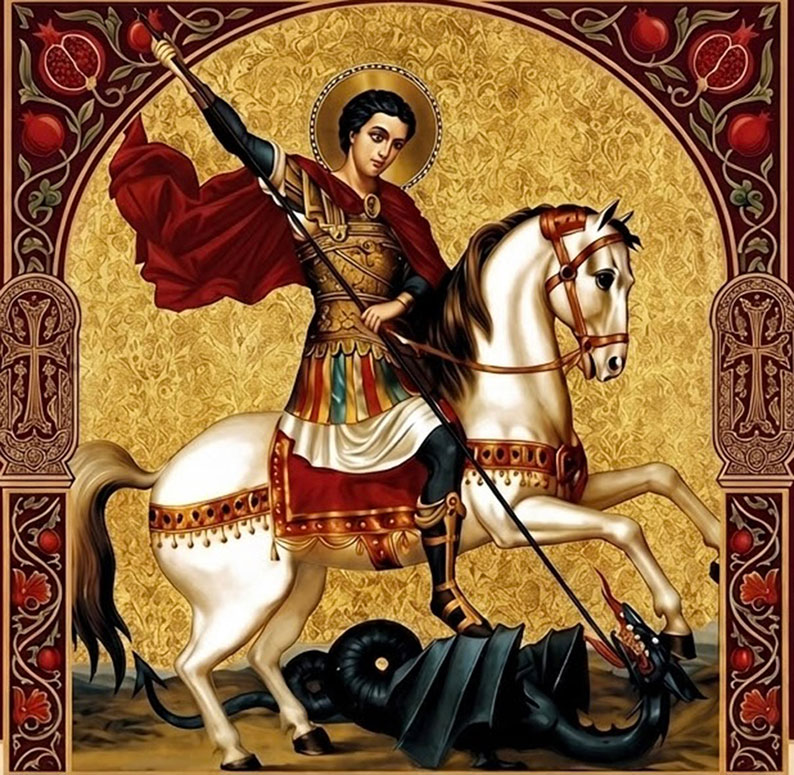 Հանդիսաւոր Ս. Պատարագ Սուրբ Գէորգայ զօրավարի տօնին առիթով