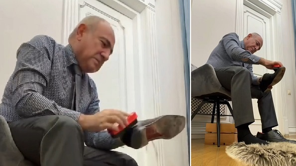 Ժողովրդի ծոցից ելած հասարակ տղան ինքն է մաքրում, փայլեցնում իր կոշիկները. Ոսկան Սարգսյան