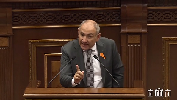 I will take every sentence you say out of your mouth, yes, it's a threat. Pashinyan