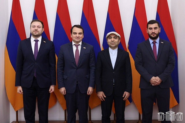 «Ուժեղ Հայաստան» խմբակցության պատգամավորներն այսօր հանդիպել են Հայաստանում Իրանի դեսպանին