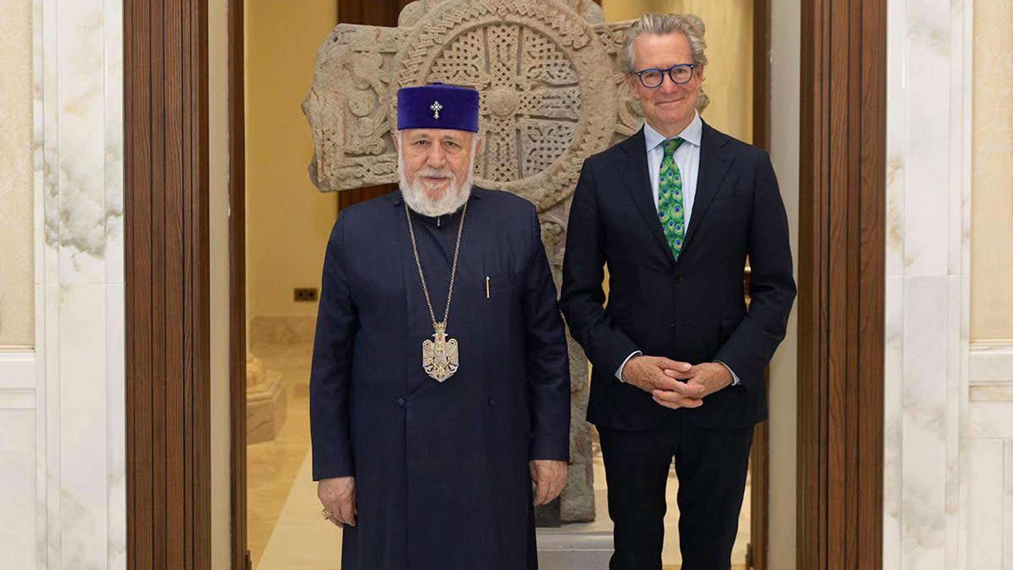 Գարեգին Բ-ն Օքսֆորդի համալսարանի ներկայացուցչի հետ խոսել է արցախցիների իրավունքներից