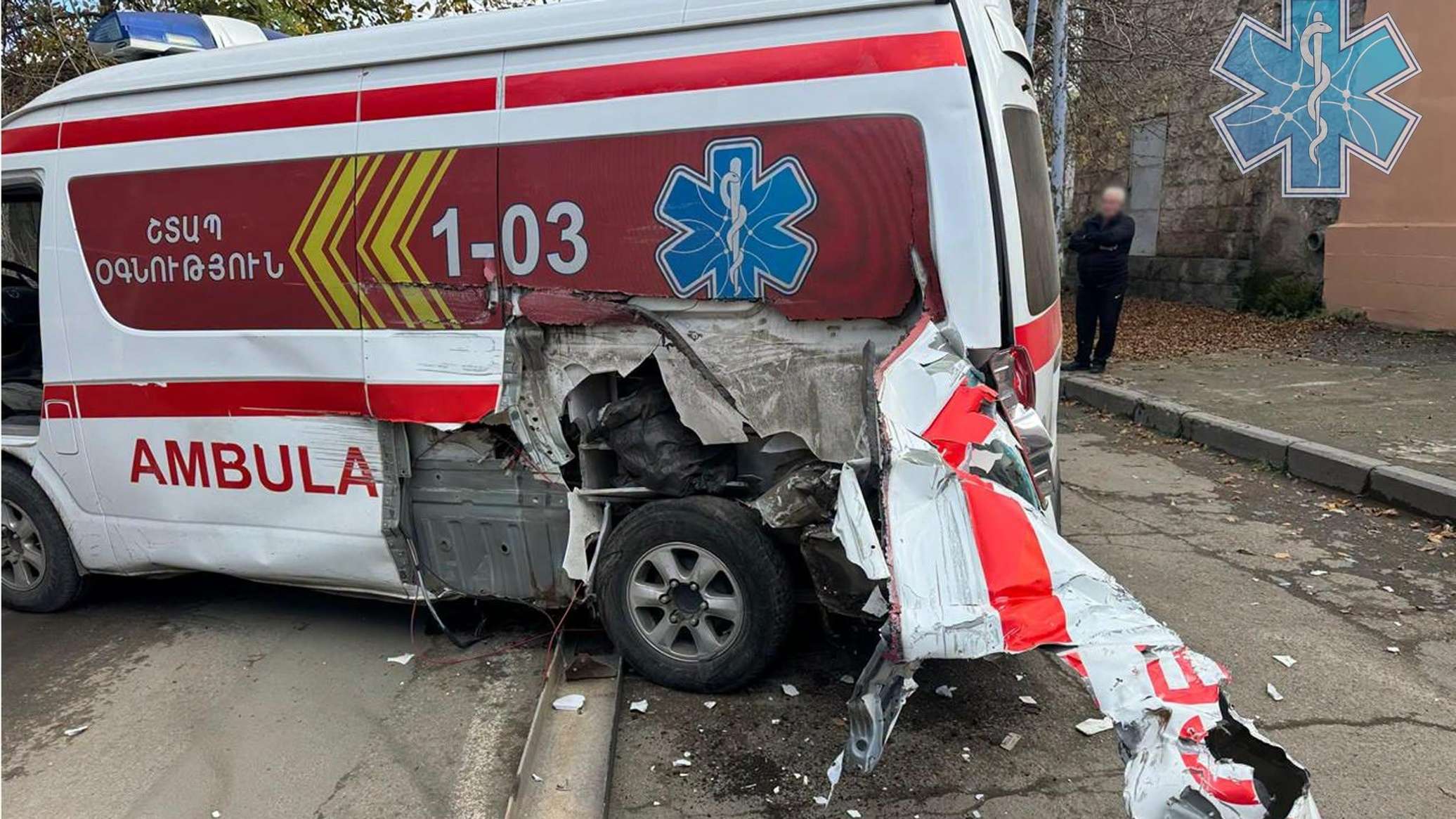 ДТП с участием "скорой" в Ванадзоре: пациент скончался