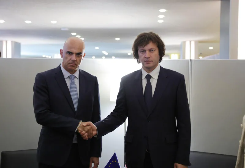 Irakli Kobakhidze met with the Secretary General of the Council of Europe, Alain Berset.