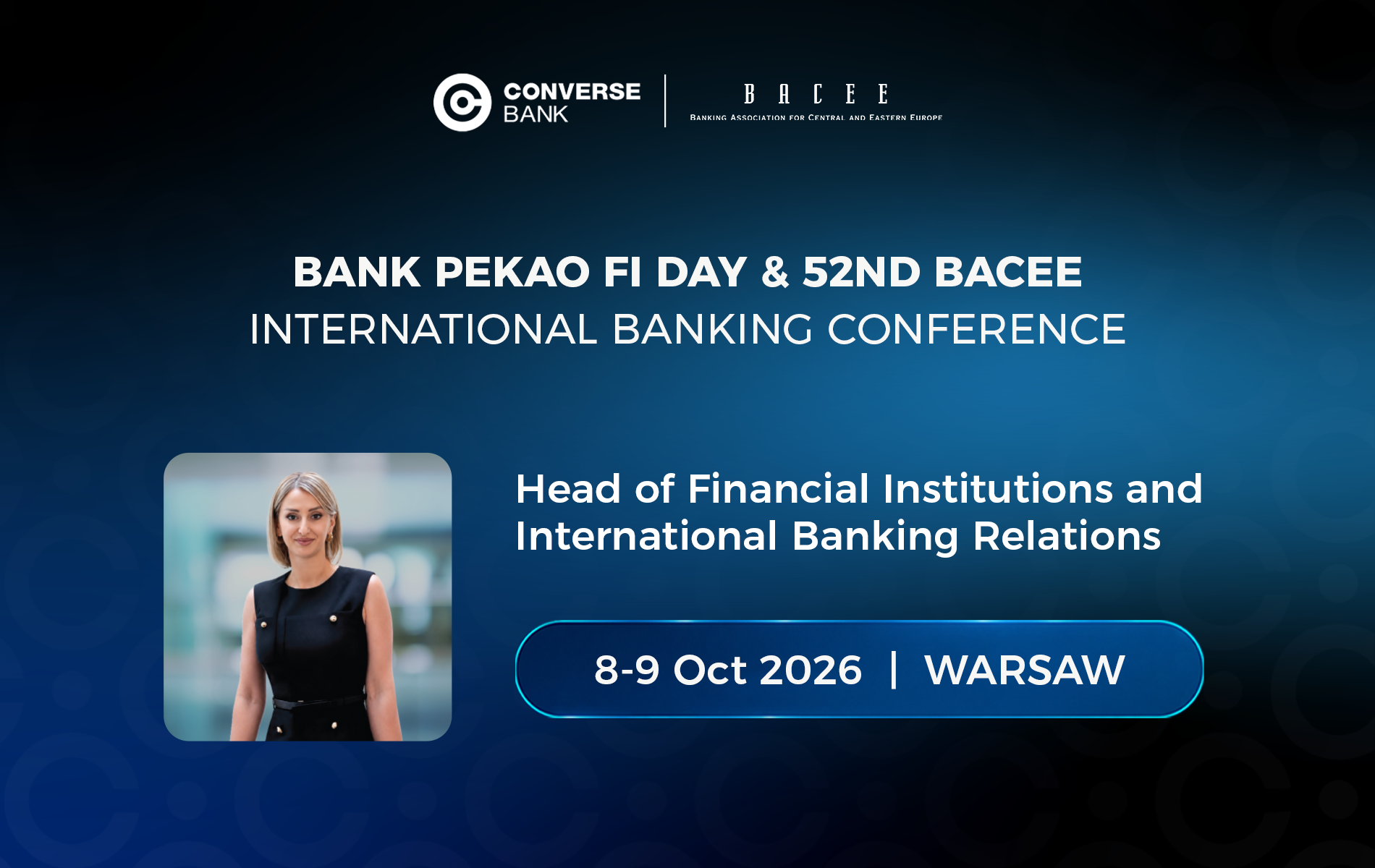 Nelli Kocharyan Presents Converse Bank’s Vision for Development of International Relations at the BACEE Conference