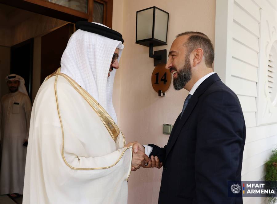 Armenian and Bahraini FMs Discuss Prospects for Developing Bilateral Relations