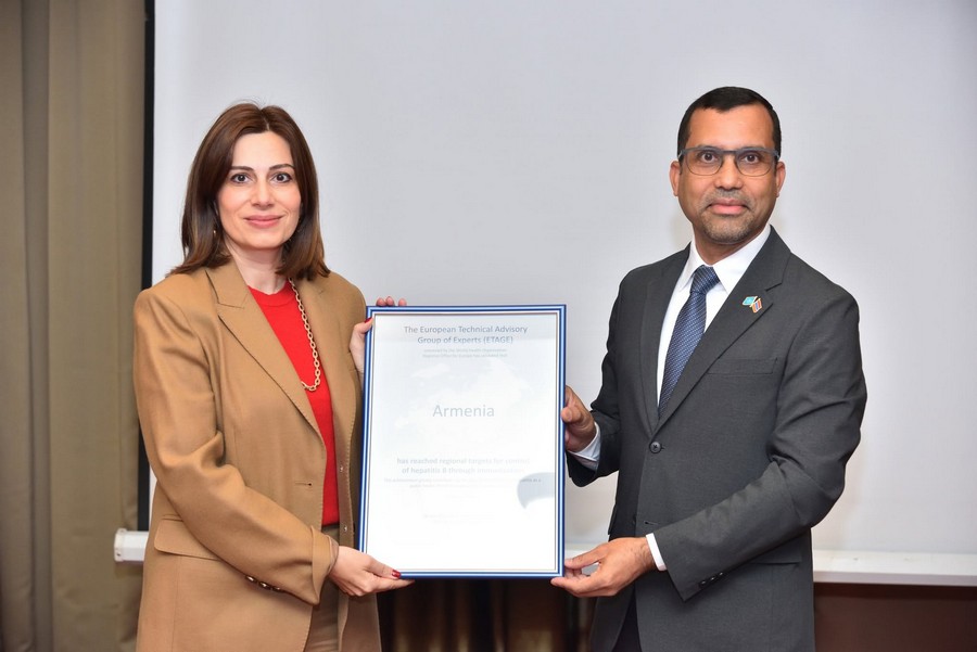 Armenia Achieves WHO European Regional Hepatitis B Control Target