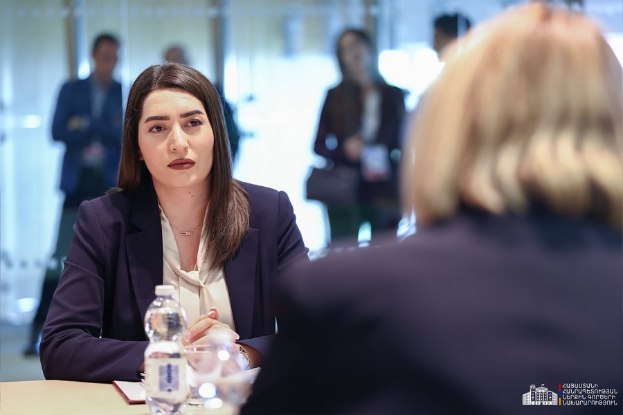 Arpine Sargsyan Holds Bilateral Meetings with the Ministers of the United Kingdom, France, and Moldova in Italy