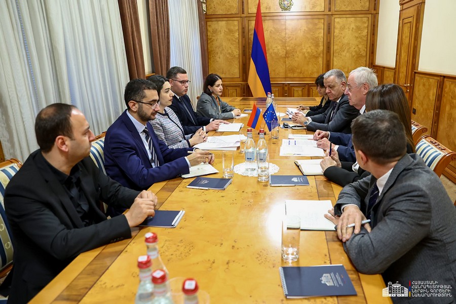 Arpine Sargsyan, Johannes Luchner Discuss the Armenia–EU Visa Liberalisation Process